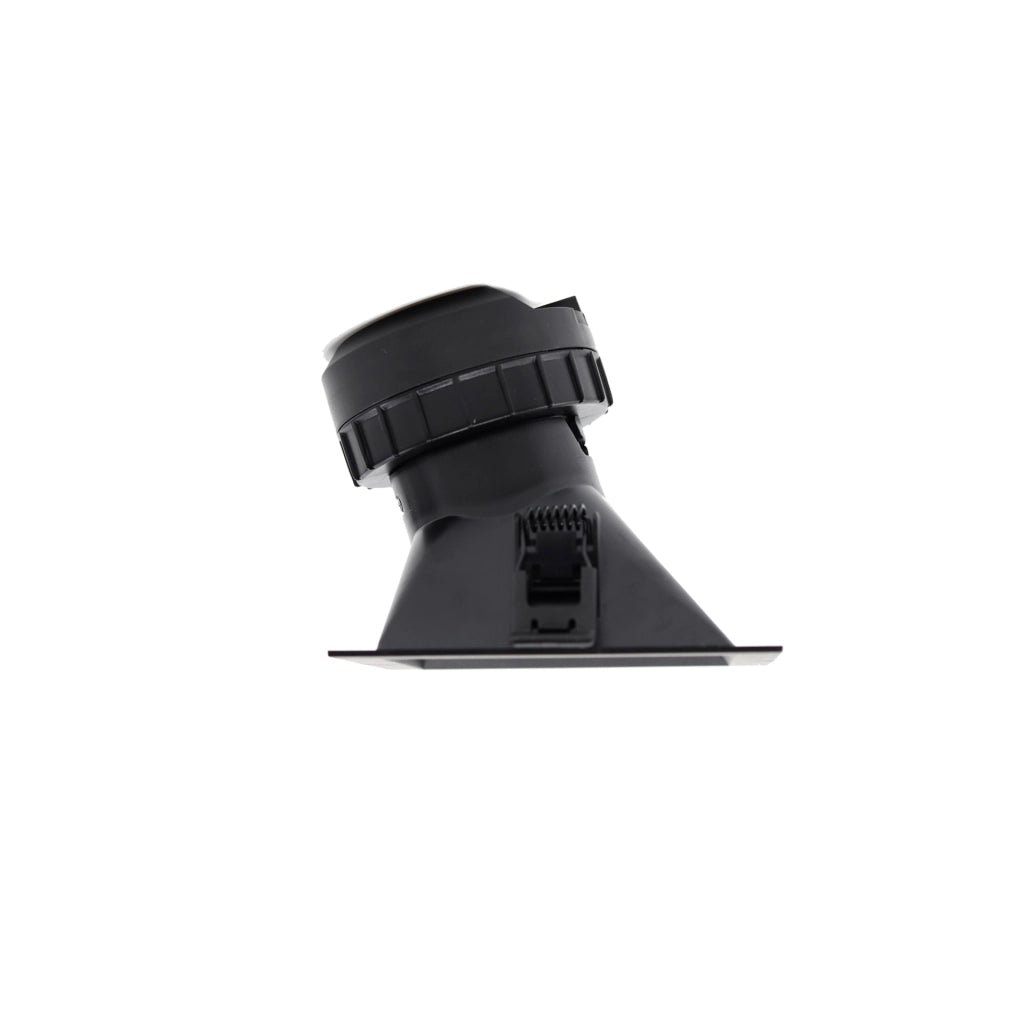 Pulcom Faretto LED da incasso asimmetrico 8W serie SQ con tecnologia CCT Switch 2700K/3200K/4000K, finitura nero opaco, design orientabile