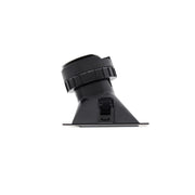 Pulcom Faretto LED da incasso asimmetrico 8W serie SQ con tecnologia CCT Switch 2700K/3200K/4000K, finitura nero opaco, design orientabile