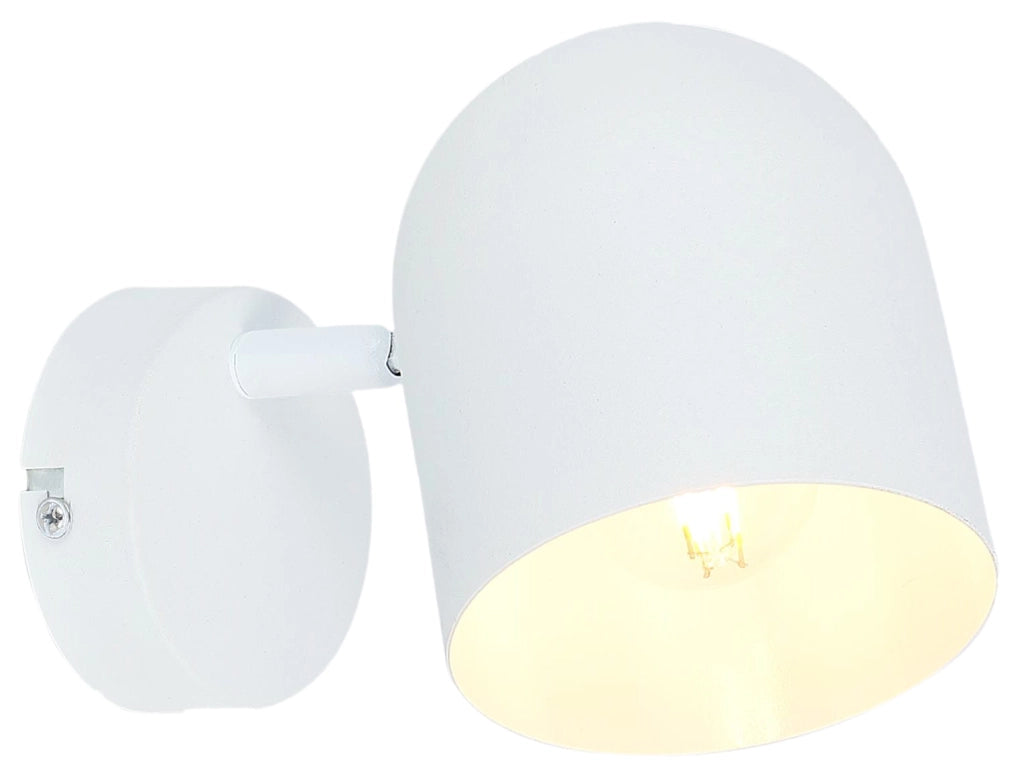 Applique Candellux Azuro 91-63243 bianca metallo E27 interni