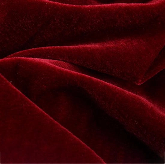 Tessuto in velluto 100 x 200 cm - Polyester - Sartoriale - Artefatto - Copertura tavolo - Tendaggio - Tessuti