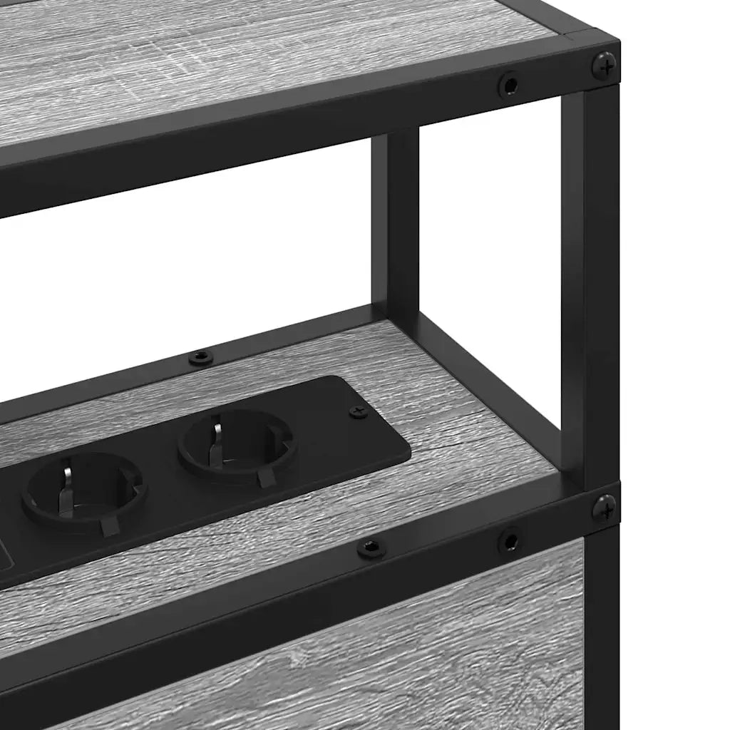Testiera | Testata contenitore Grigio sonoma Legno multistrato