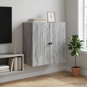 Mobiletto a muro Sonoma grigio 59 x 31 x 60 cm 898071
