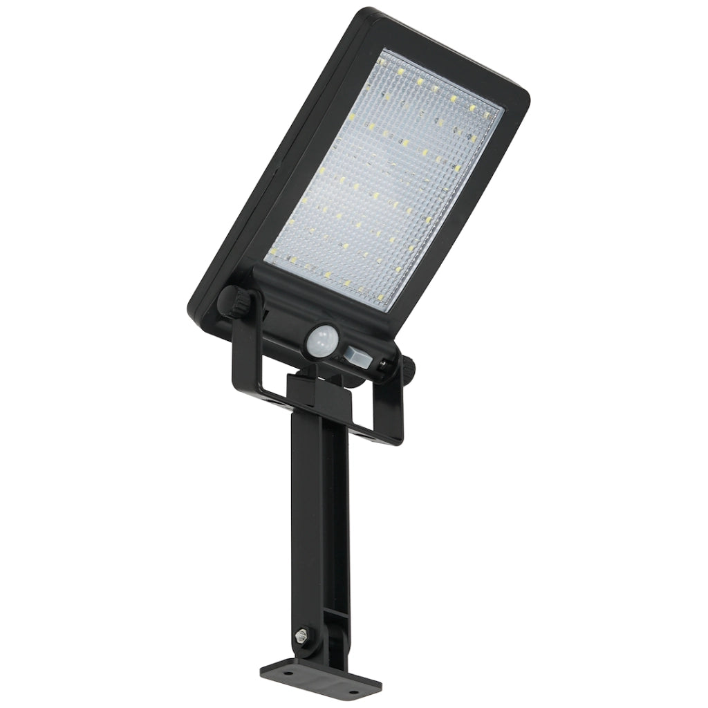 Applique solare esterna nera LED 1,2W 6500K IP44 Eko-Light