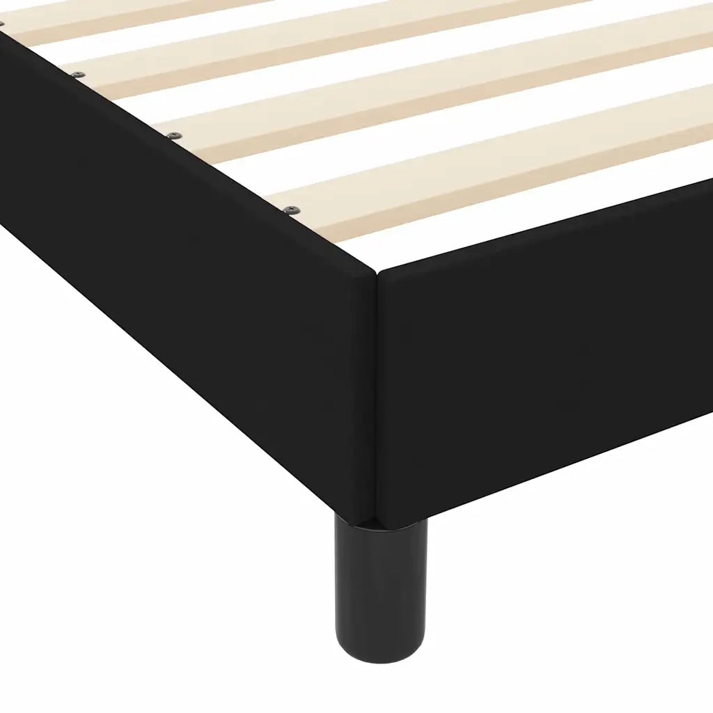 Letto a molle con materasso Nero 180 x 200 cm Tessuto 3398509
