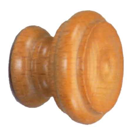 POMOLO LEGNO VERNICIATO 102 Ø 40 - Noce chiaro