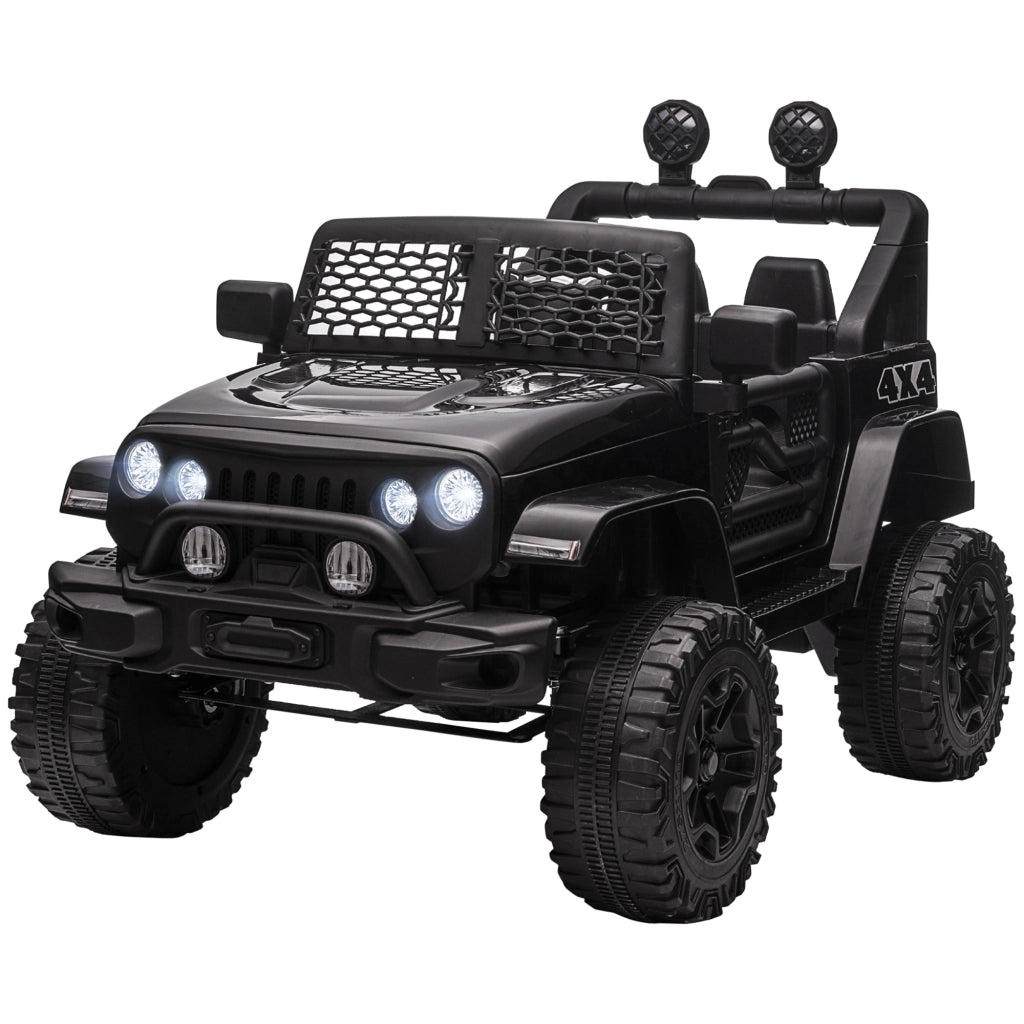 Macchina Elettrica per Bambini 12V con Telecomando ¨C Xylo ¨C Nero 100x64x71cm