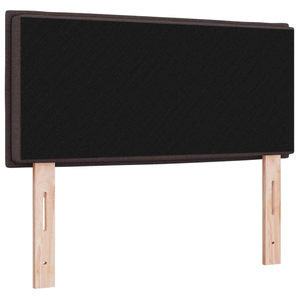 Testiera LED con strisce LED Marrone Scuro 80 cm Tessuto 3337967