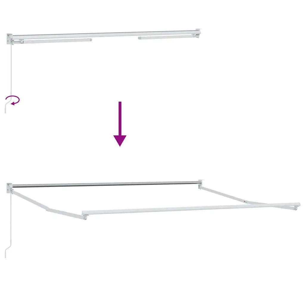 Tenda Retrattile Multicolore 350 x 250 cm 3330293