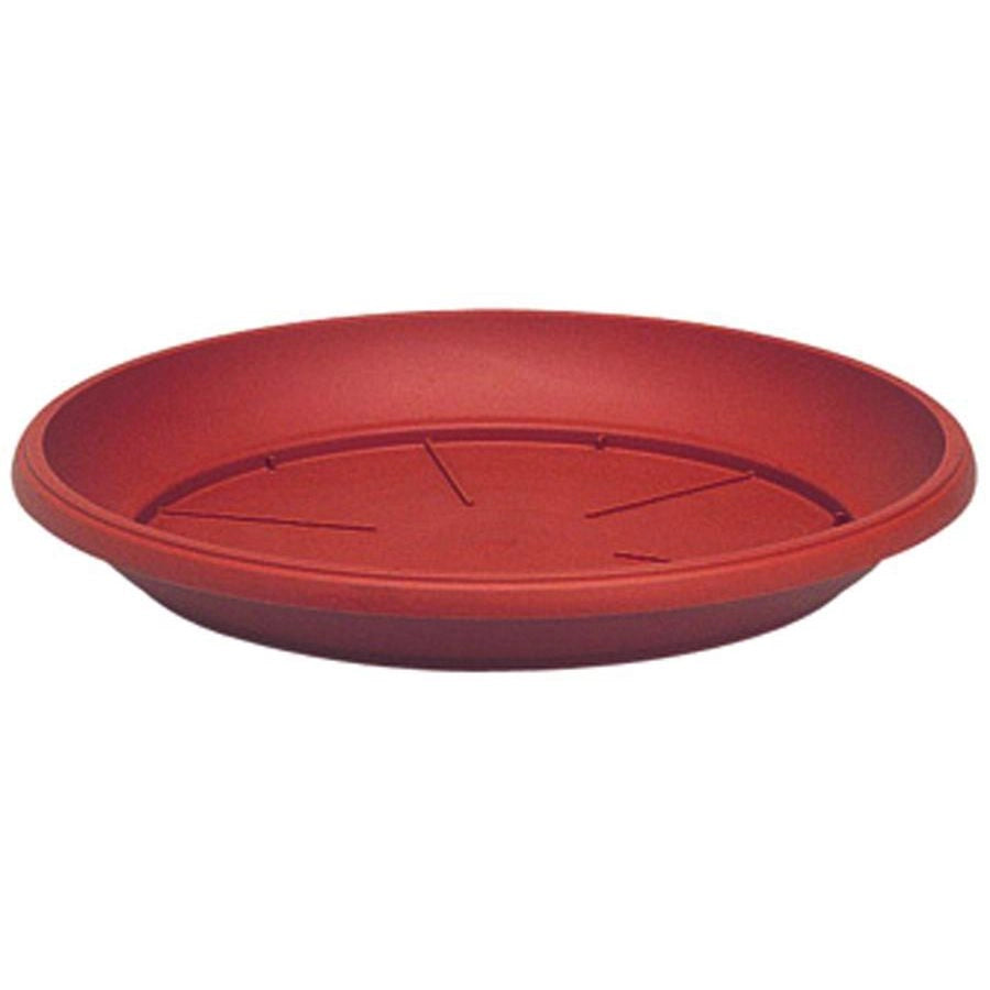 PIATTO PER VASO SIMILCOTTO DIAMETRO 25 COLORE ROSSO