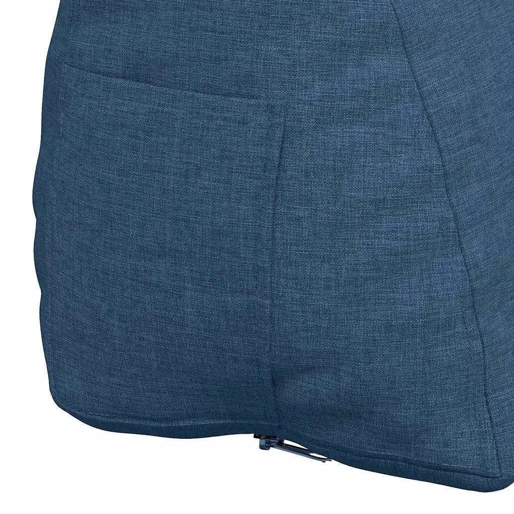 Cuscino per Schiena Blu 45 x 20 x 35 cm Tessuto 42015010