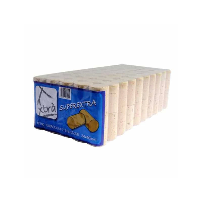 Tappo Sughero Super Extra 26X40 pz.100 Xtra