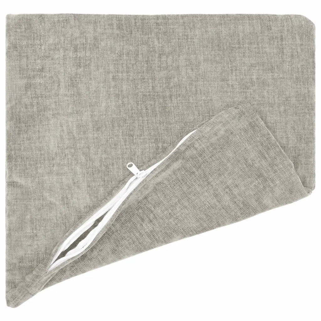 Federa 6 pz HEERLEN Grigio Chiaro 40 x 40 cm Tessuto Chenille 908504