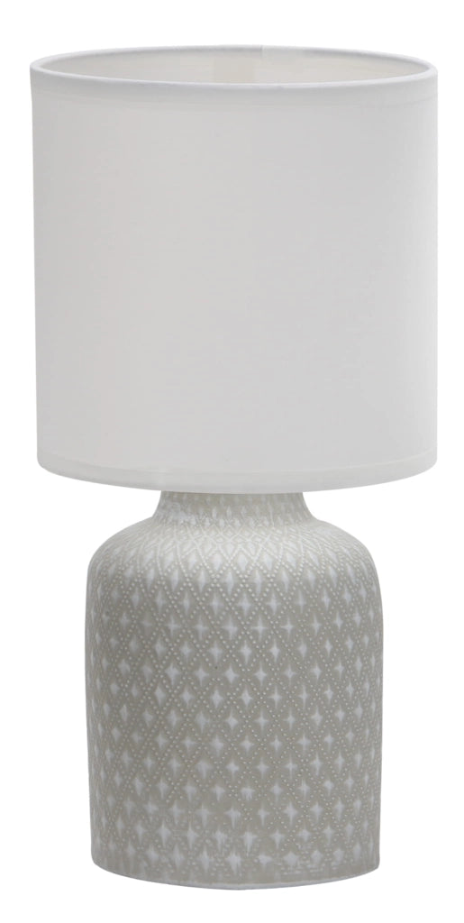 Candellux INER 41-79886 lampada da tavolo grigia E14