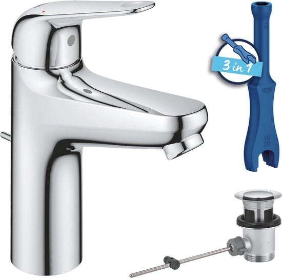 Wastafello M con rubinetto, 1/2 pollici M-misura, cromato