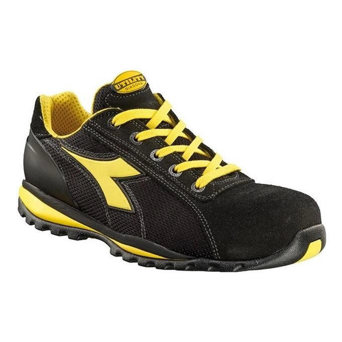 Diadora Glove Text Low Scarpa Antinfortunistica Bassa S1P HRO SRA Puntale Alluminio 200J Taglia 44 colore Nero