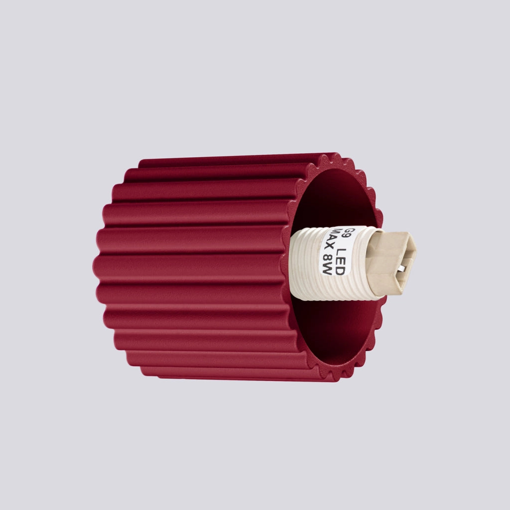 Lampada da parete HALO bordeaux IP44