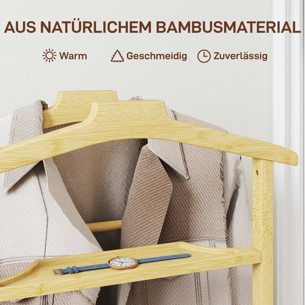 Appendiabiti con rotelle e scaffale ¨C Minimal ¨C bamb¨´