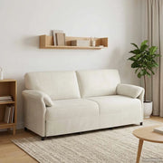 Divano 3-Persone Crema 198 x 83 x 95 cm Velluto 42033975