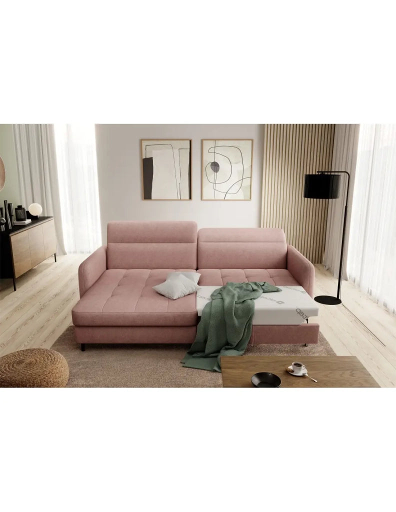 Divano ad angolo collezione GOUMSI colore Salmone