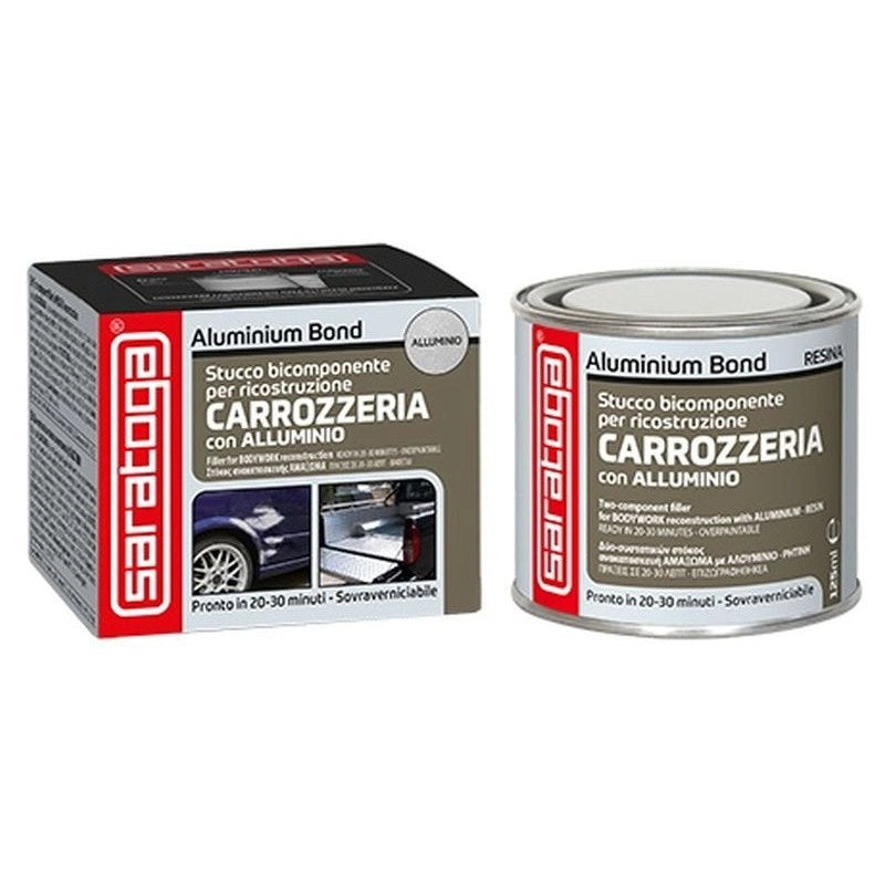 Saratoga STUCCO BICOMPONENTE 125ML CON ALLUMINIO IN PASTA.