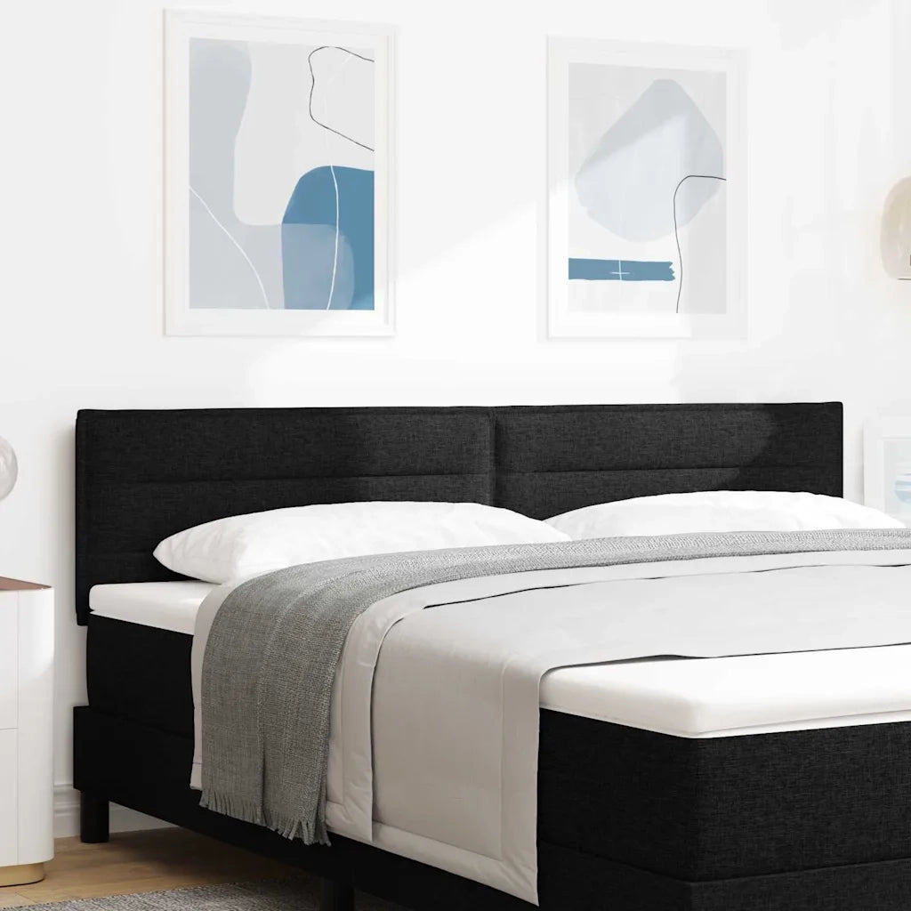 Testiera Nero 180 cm Tessuto 42007029