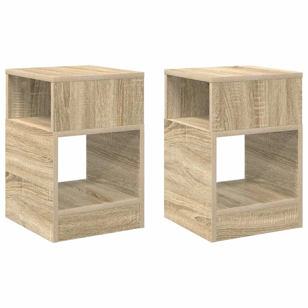 Tavolino 2 pcs Rovere Sonoma 30,5 x 30 x 45 cm 890901