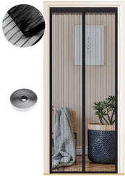 Veloce schermo magnetico per porte - 100x230 cm - Nero