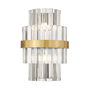 Applique CONSTANTINOPLE trasparente ottone 2xG9 28W Zuma Line