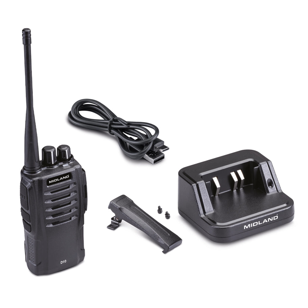 Radio ricetrasmittente digitale DMR446/PMR446 MIDLAND D10