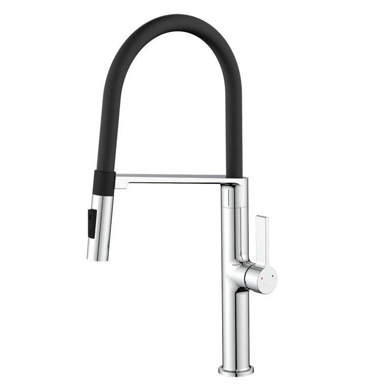 Lavello bocca alta SEUL orientabile con doccia cromata Ø25 mm