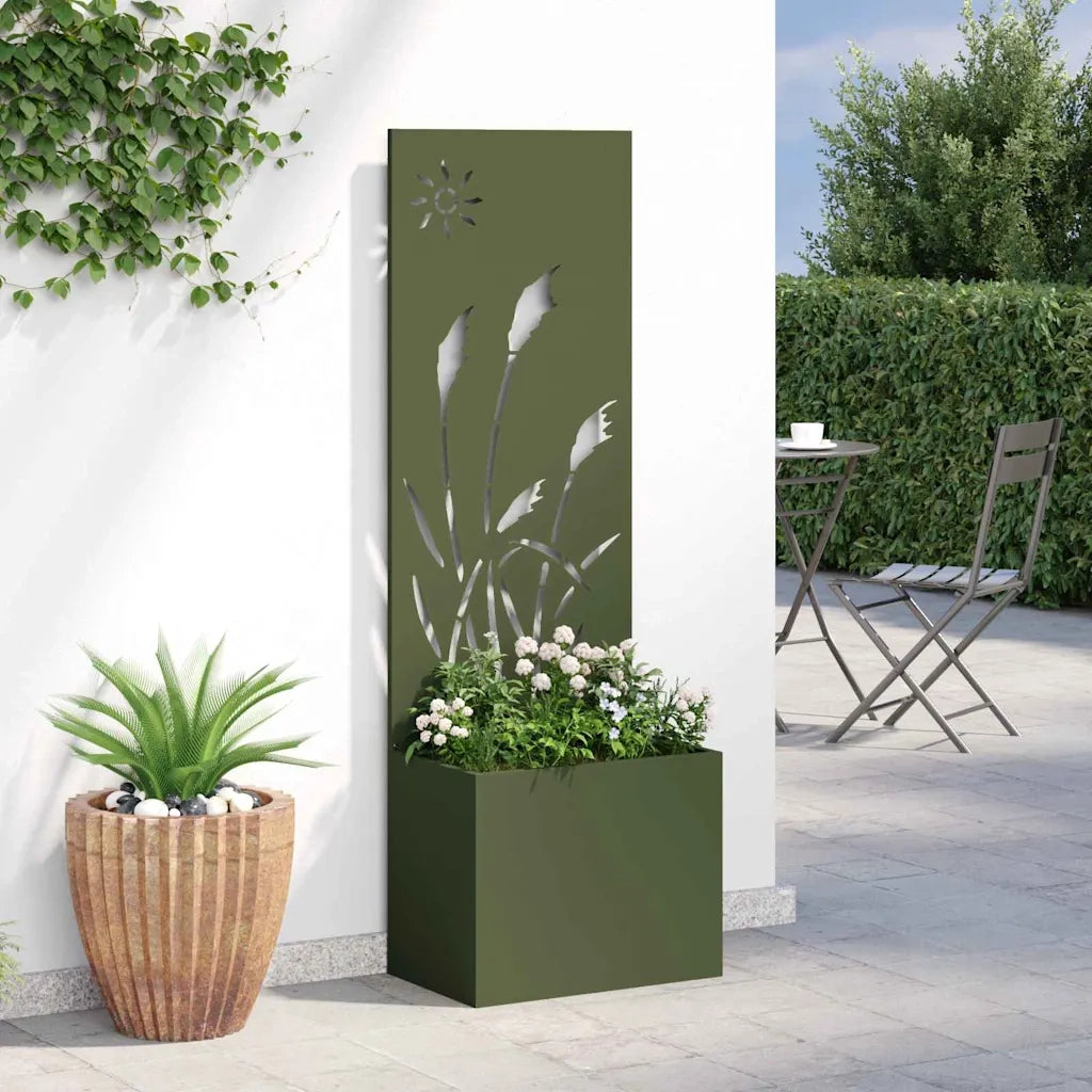 Schermo per privacy in giardino Oliver verde 50 x 140 cm 876430