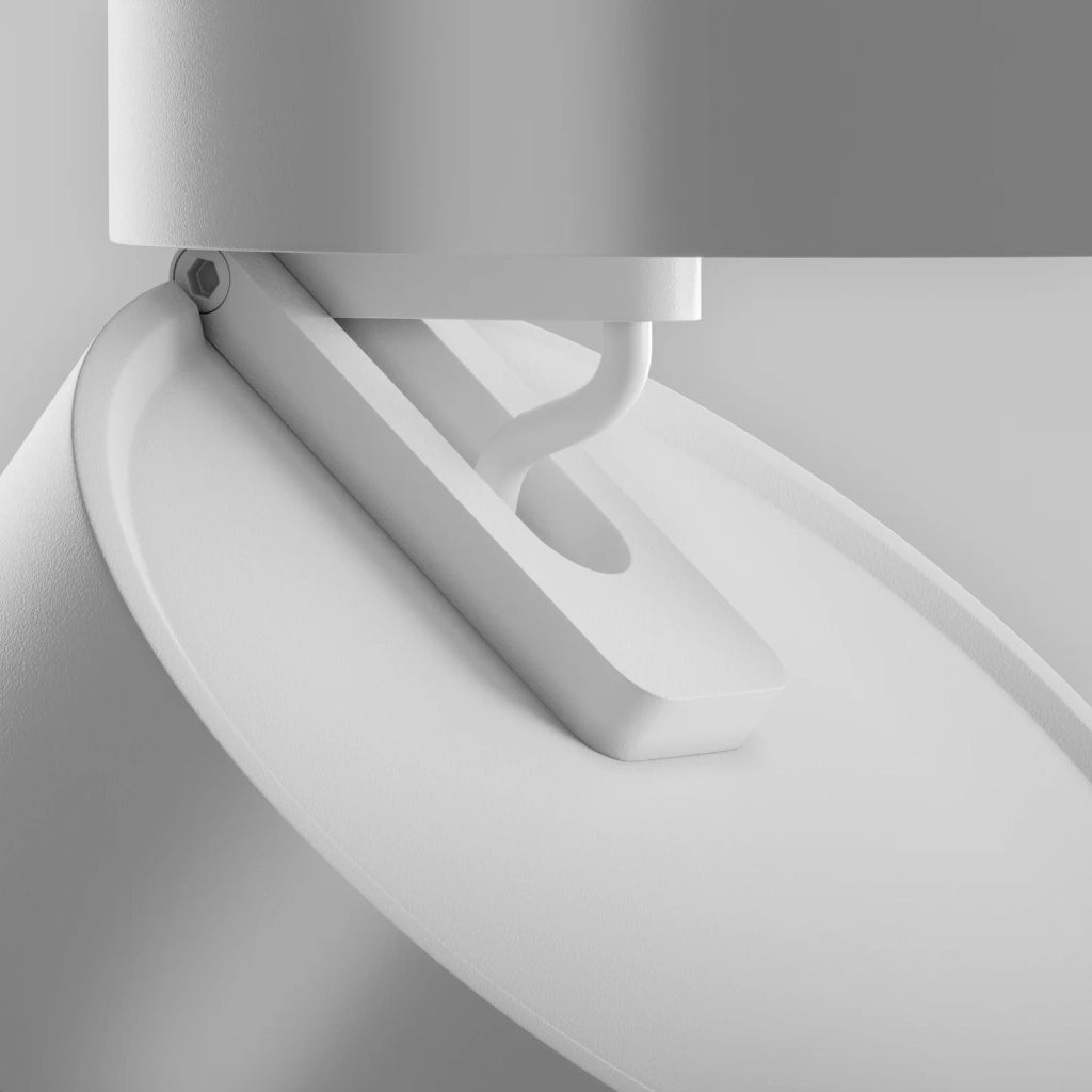 Maytoni Faretto Da Binario Onda 1 luce LED integrato bianco alluminio