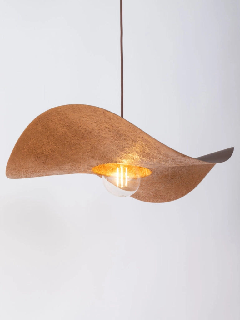 Lampada a sospensione Kapello rame Ø55 E27 15W Sigma