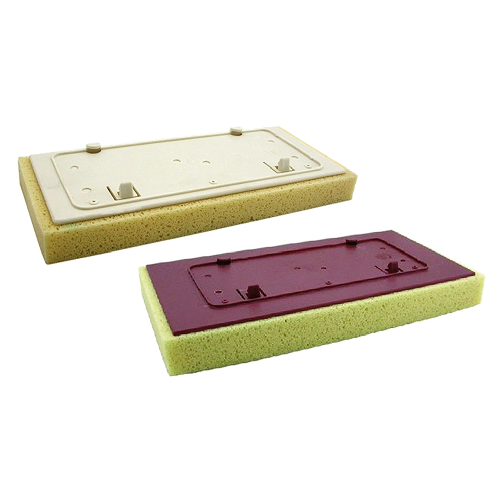 1pz ricambio spugna cm 13 x 30 colore bianco cod:ferx.101502nlm