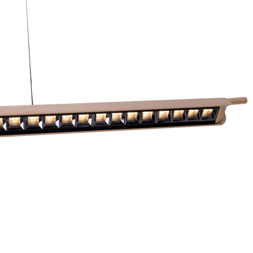 Lampada sospensione Maxlight JO-JO LED 40W CCT nero oro