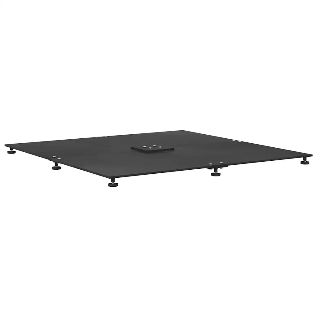 Base per ombrellone Nero 100 x 100 x 4 cm Acciaio 3407830