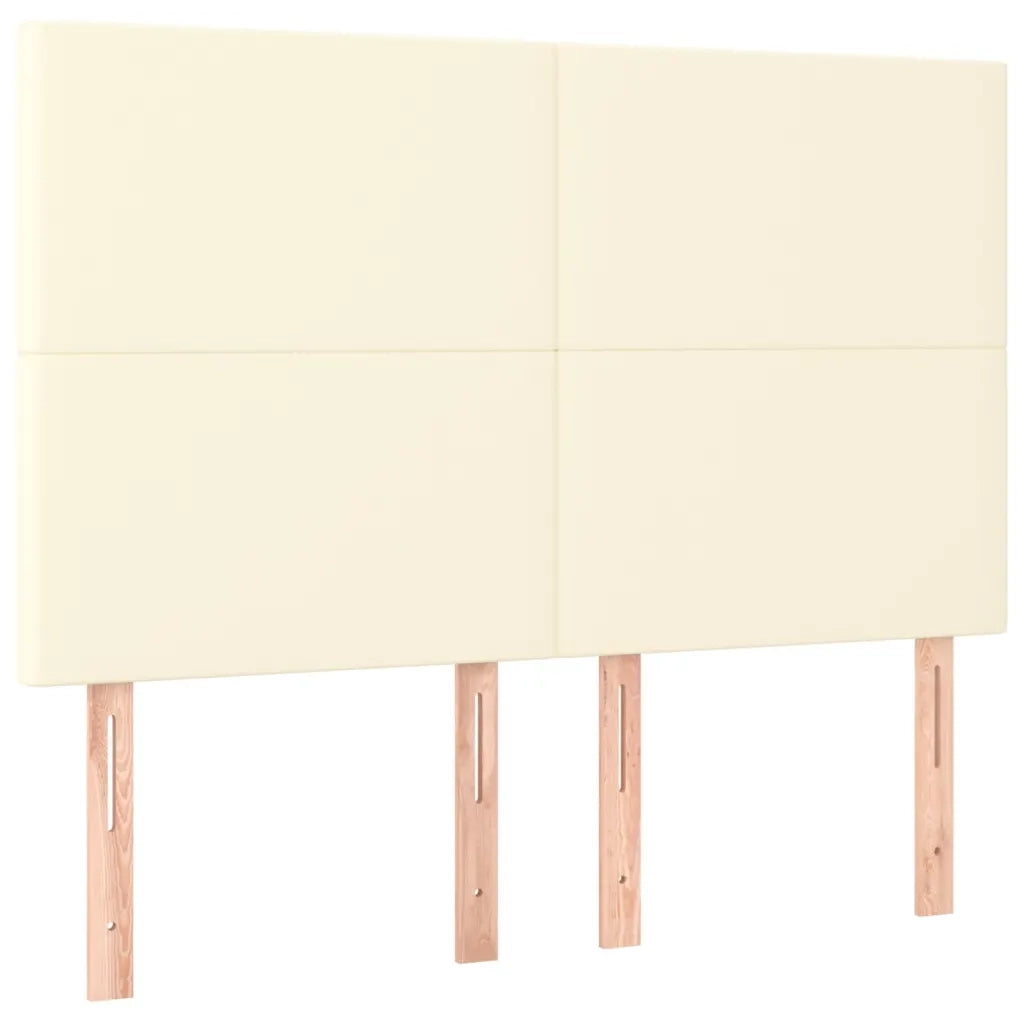 Giroletto a Molle con Materasso e LED Crema 140x190 cm 3135821