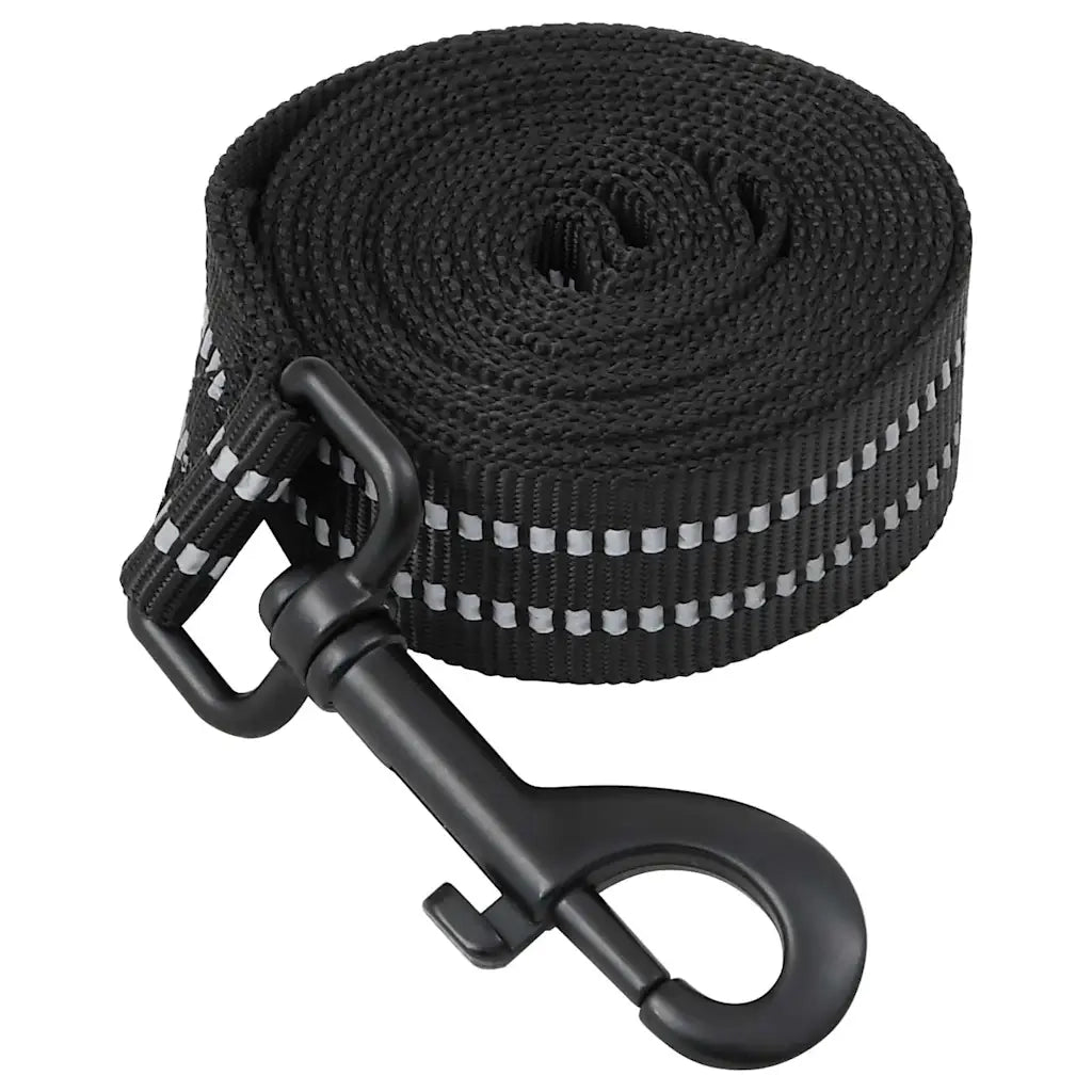 Pettorina per Cani con Guinzaglio e Collare Regolabile Nero M CFW5663859