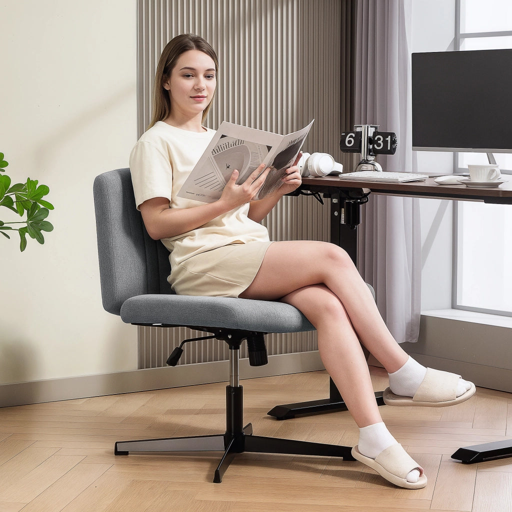 Sedia da ufficio basculante senza braccioli ¨C Minimal ¨C Grigio