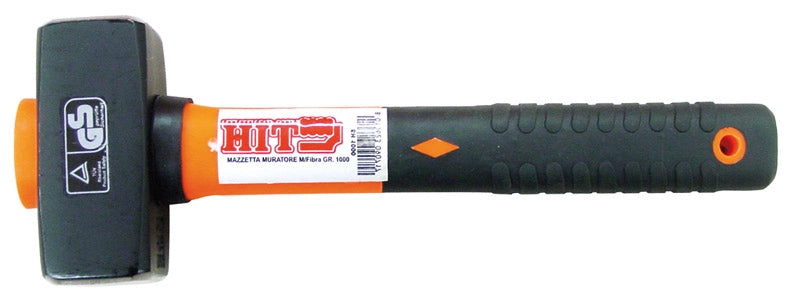 Hit MAZZETTA PER MURATORE MANICO IN FIBRA DI VETRO  gr. 800 6.00 pz