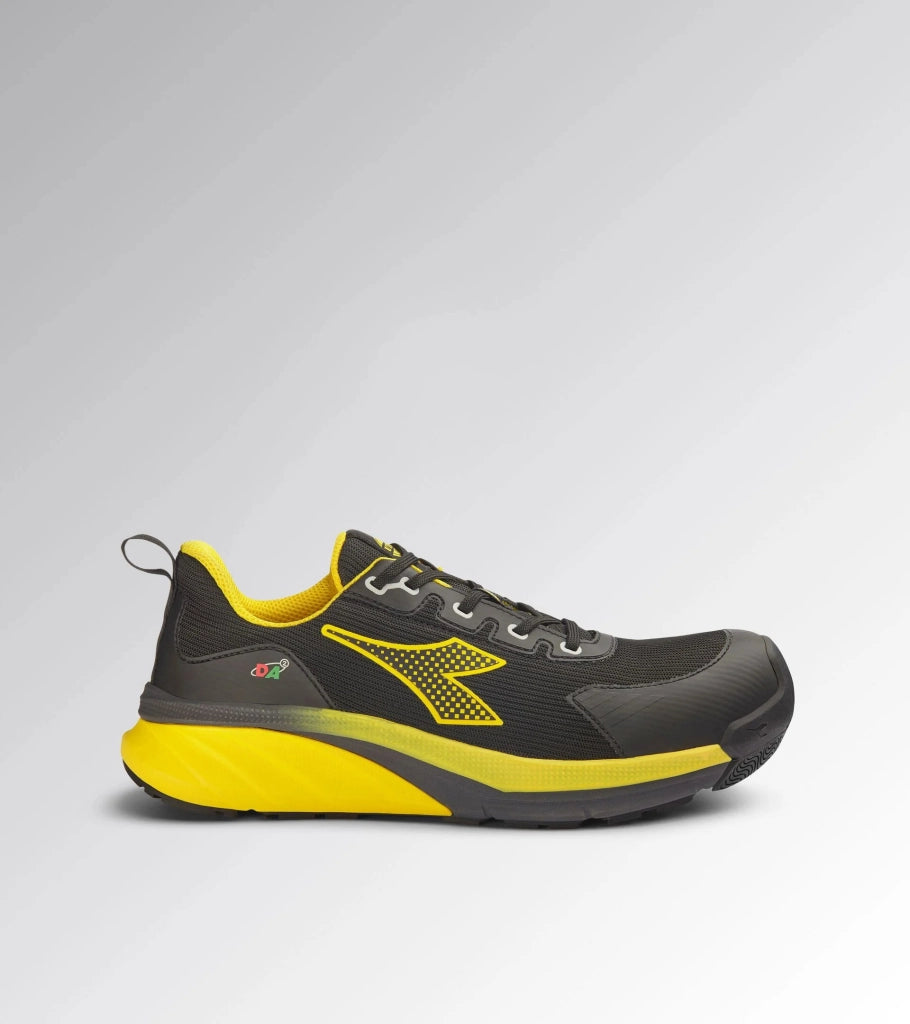 Scarpa Bassa Antinfortunistica S3S SRC Ammortizzata | Diadora Utility Vortex DA2 Nero/Rosso/45