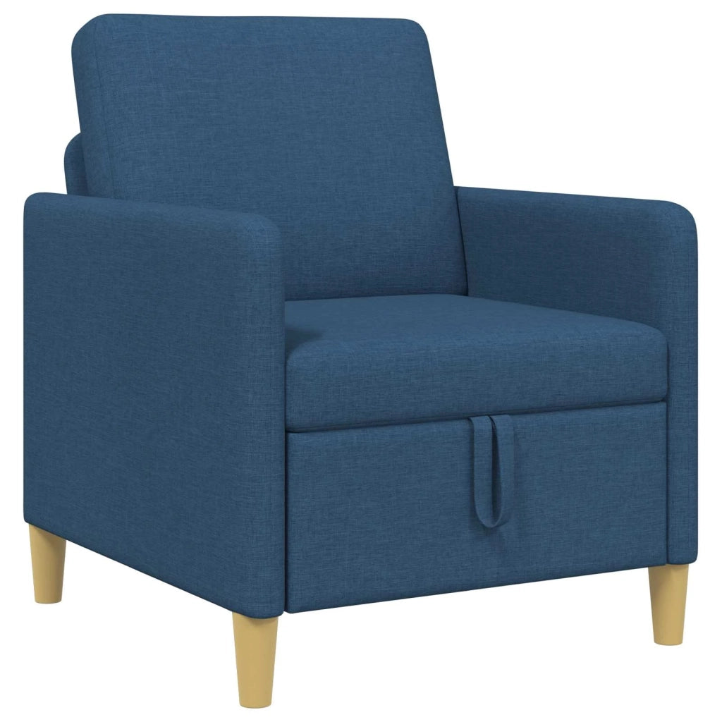 Divano con Storage Blu 72 x 78 x 87 cm Poliestere 42036871