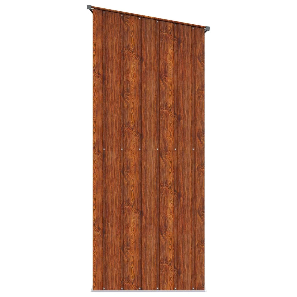 Casette da giardino Marrone 103 x 86 x 200 cm Metallo