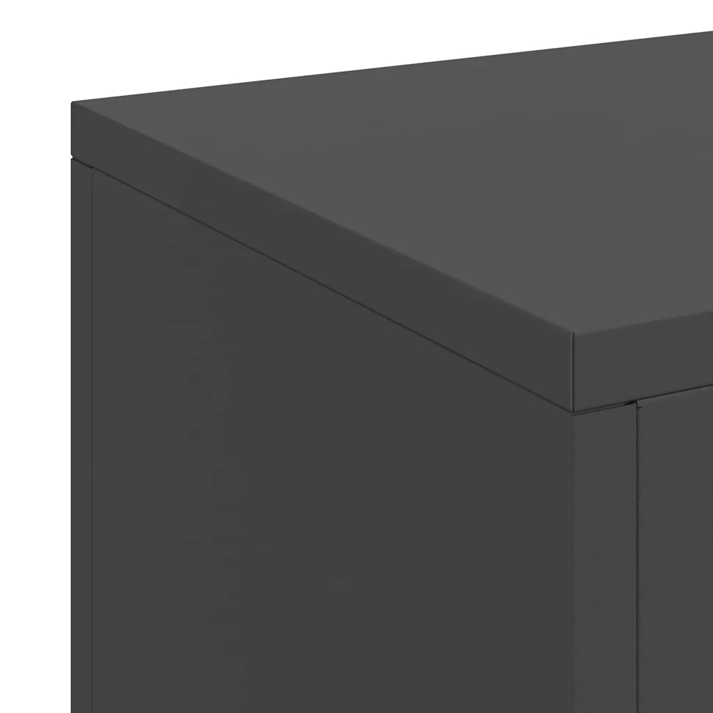 Supporto per piante | Sostegno per piante 3 pz Nero Acciaio