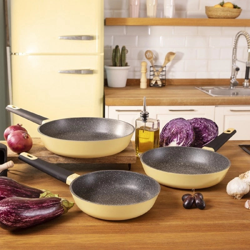 CECOTEC 03132 - Set di Padelle Polka Experience 18-22-26 Bucket Set Vulcano