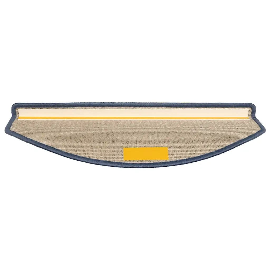 Tappetini per scale 30 pz 65x24x4 cm Grigio chiaro e blu Semicircolari Grandi 3365764