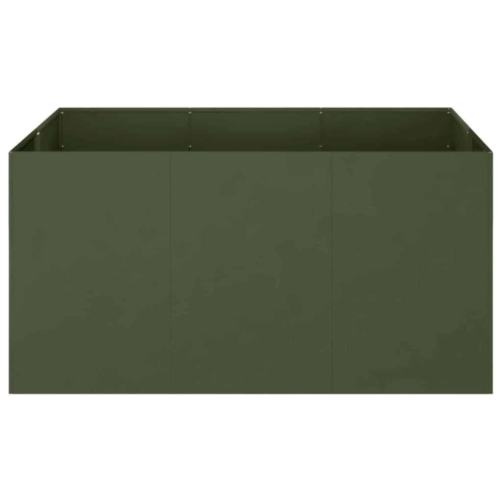 Vaso da giardino Verde Oliva 120 x 80 x 60 cm 8005928