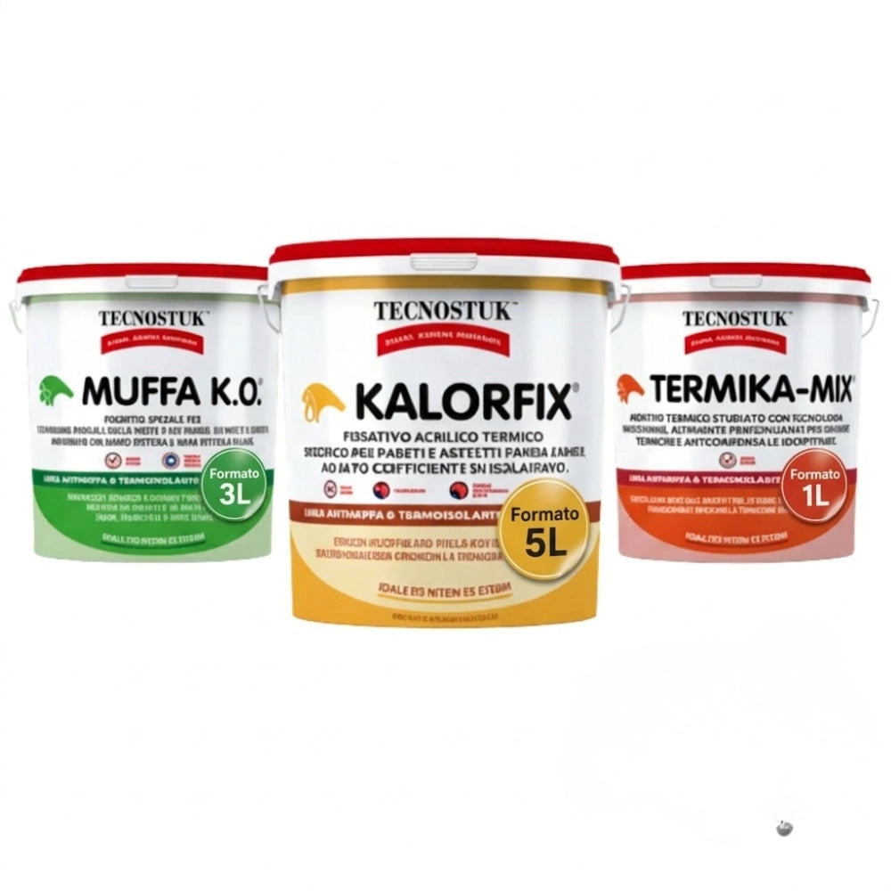 Kit professionale antimuffa tecnostuk per muffa poco radicata