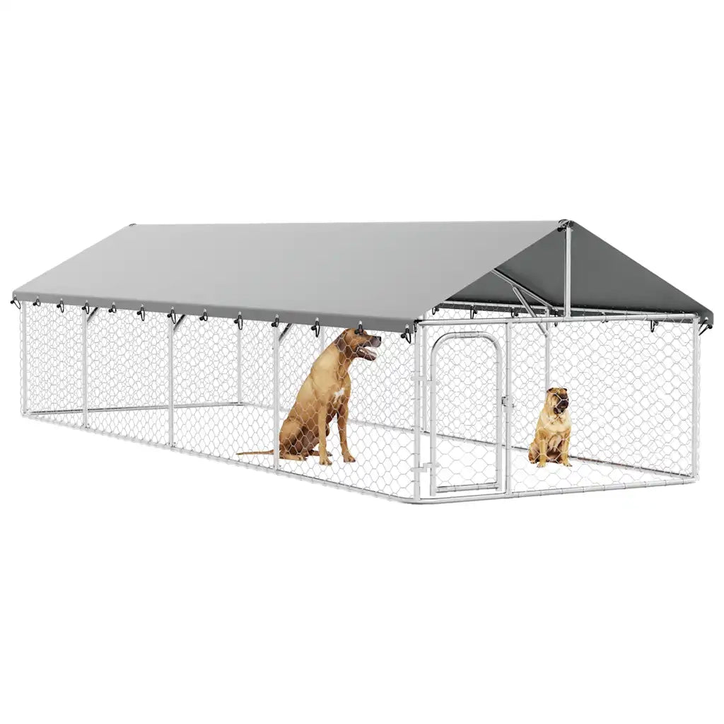 Gabbia per Cani da Esterno con Tetto 600x200x150 cm CFW2711436