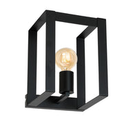 Applique loft geometrica nera Kartel E27 15W Luminex